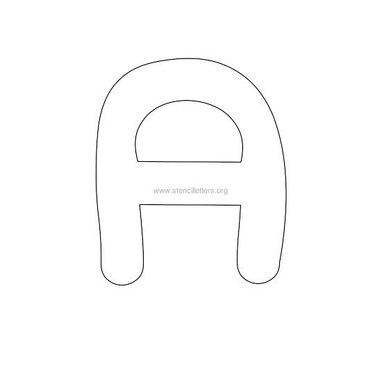 bubble stencil letter a bubble stencil letter a