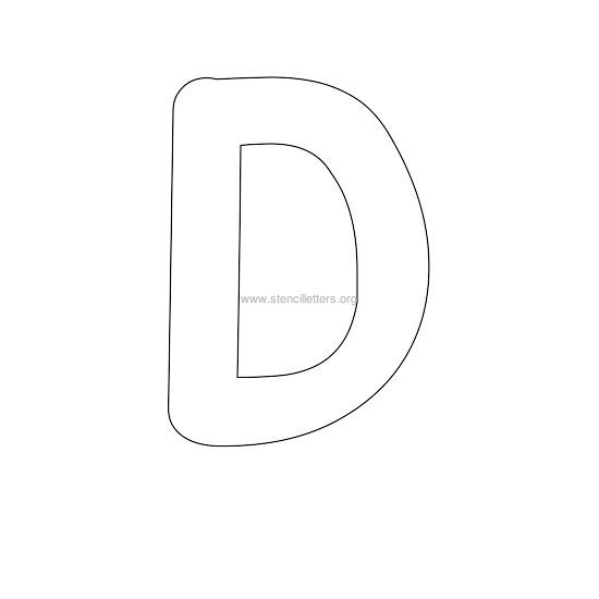 bubble stencil letter d bubble stencil letter d