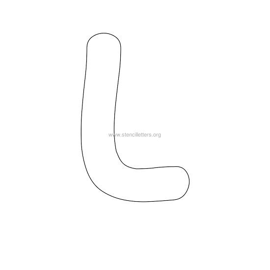 bubble stencil letter l bubble stencil letter l