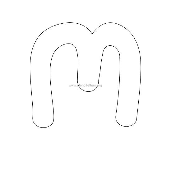 bubble stencil letter m bubble stencil letter m