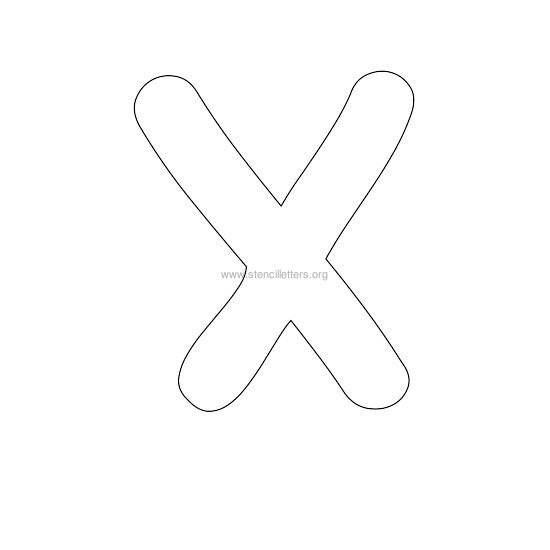 bubble stencil letter x bubble stencil letter x