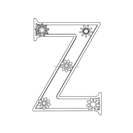 christmas stencil letter z christmas stencil letter z