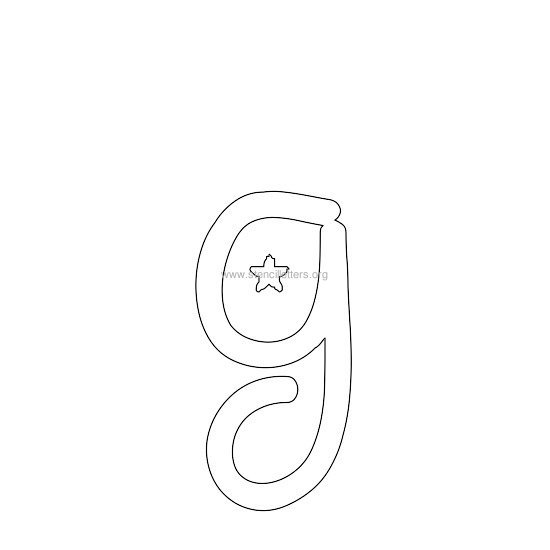 star design stencil letter g star design stencil letter g