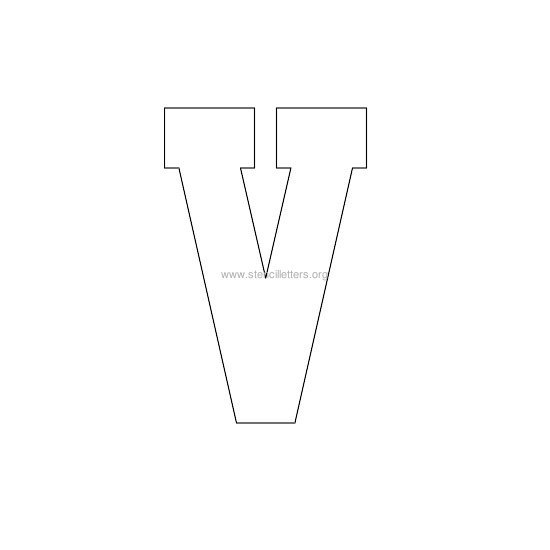 varsity stencil letter