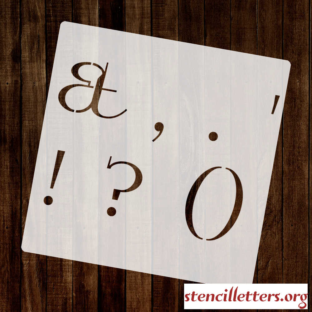 SCRIPT CALLIGRAPHY punctuation