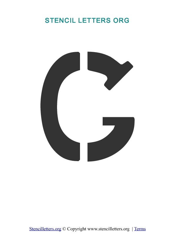 PDF Stencil Template G