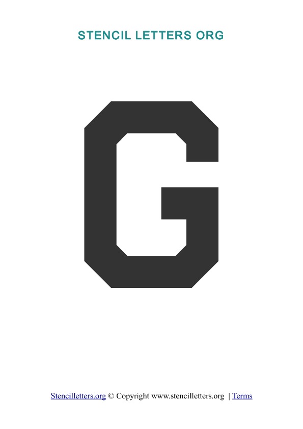 PDF Stencil Template G