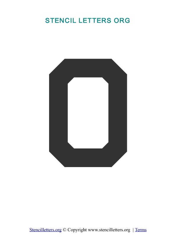 PDF Stencil Template O
